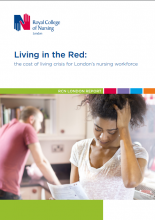 Living in the red: The cost of living crisis for London’s nursing workforce